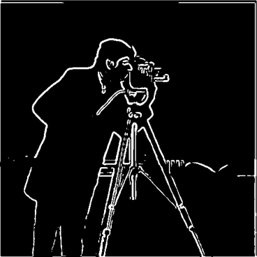 DoG Cameraman Thresholded